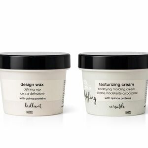 Styling Texturizing Cream and Design Wax Set - Black and White